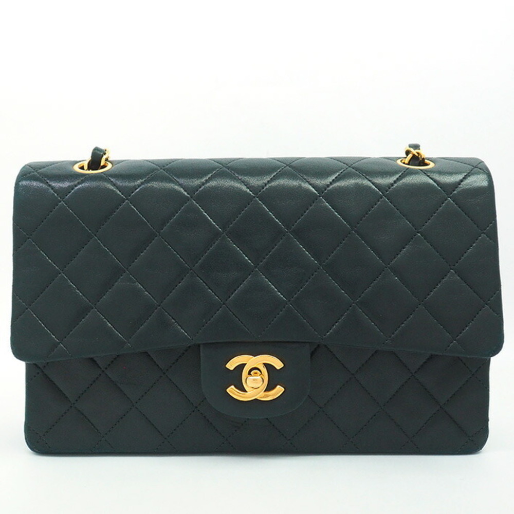Chanel Double Flap Chain Shoulder Bag Matelasse